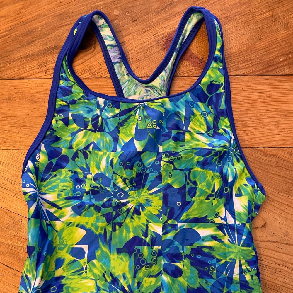 Speedo Swim Girls Tankini Racerback Swim Top